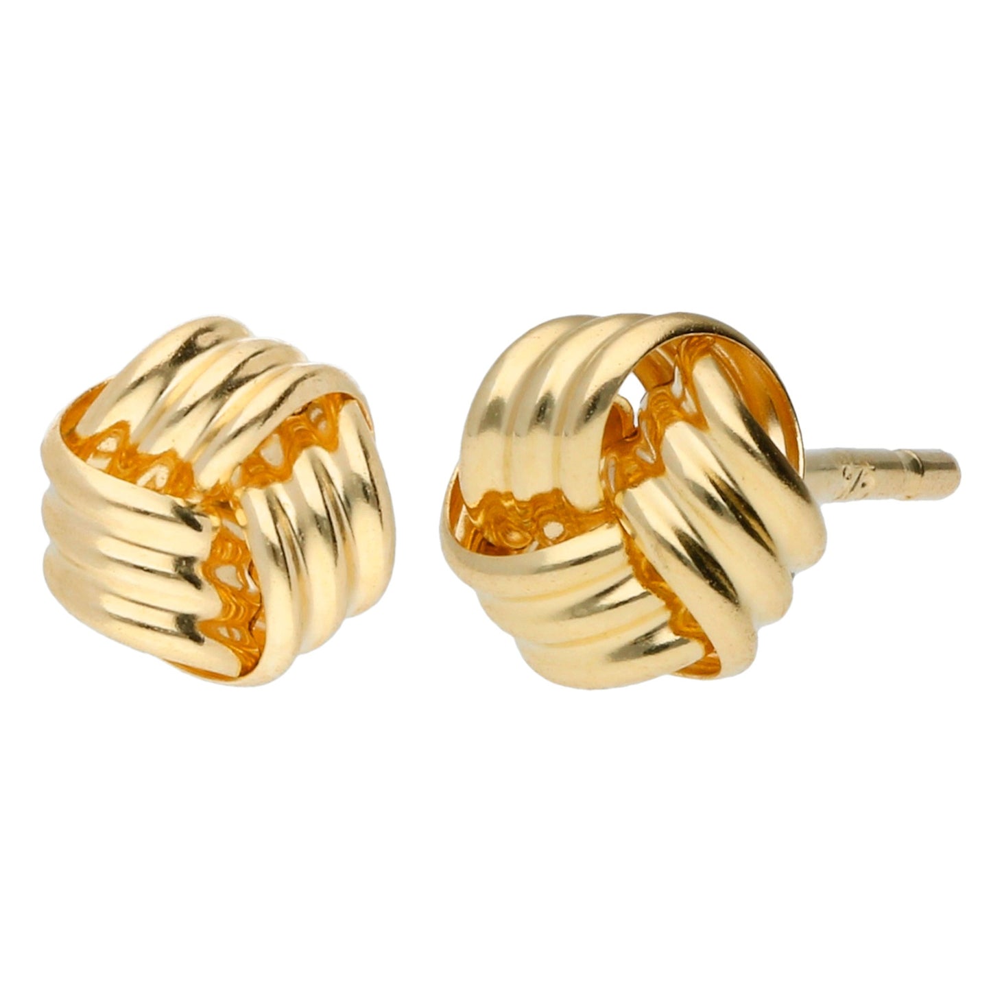 9ct Yellow Gold Fancy Knot Studs